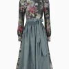 Dirndl^Gottseidank Damenkleid Rahel mit Schürze antikschwarz