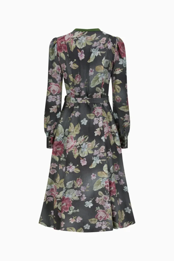 Dirndl^Gottseidank Damenkleid Rahel mit Schürze antikschwarz