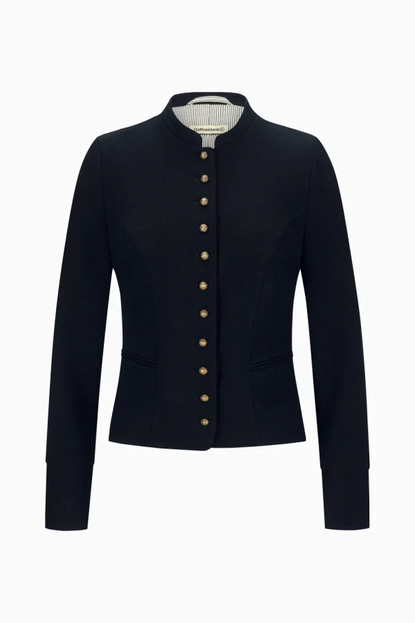 Jacken^Gottseidank Damenmiederjacke Barbara schwarzblau