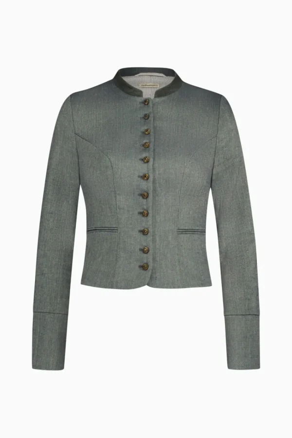 Jacken^Gottseidank Damenmiederjacke Barbara seegras