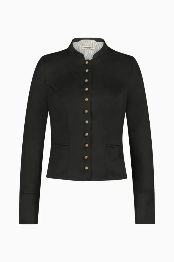 Jacken^Gottseidank Damenmiederjacke Barbara schwarz