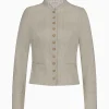 Jacken^Gottseidank Damenmiederjacke Barbara stein