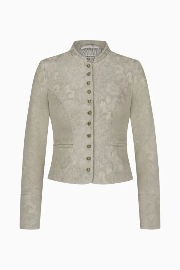 Jacken^Gottseidank Damenmiederjacke Barbara chamois