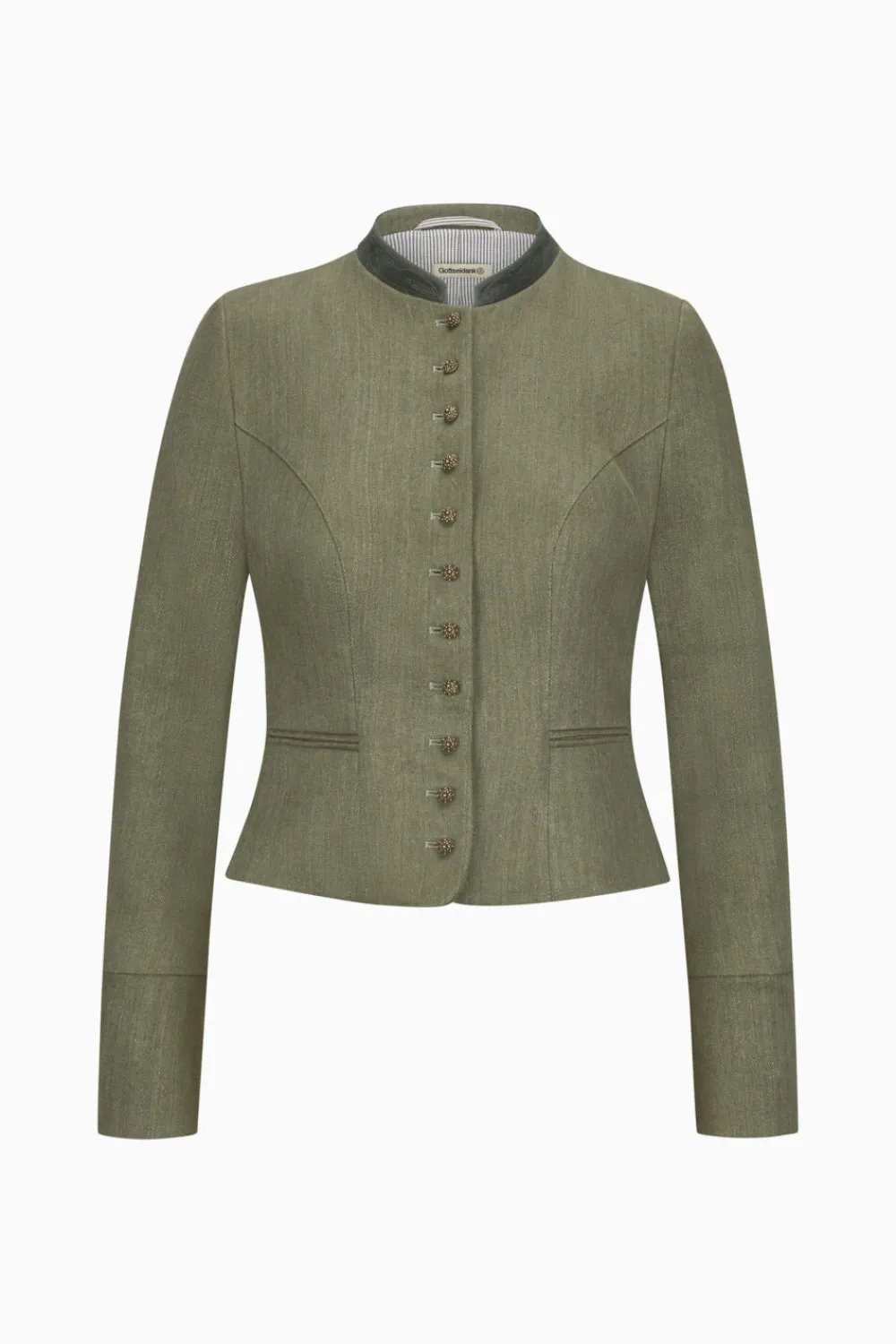 damenmiederjacke_barbara_0.webp Jacken^Gottseidank Damenmiederjacke Barbara bronzegrün