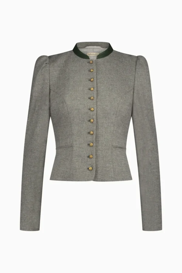 Jacken^Gottseidank Damenmiederjacke Belinda antikgrau