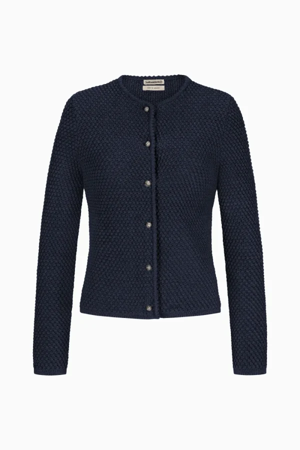 Strick^Gottseidank Damenstrickjacke Agnes Marine