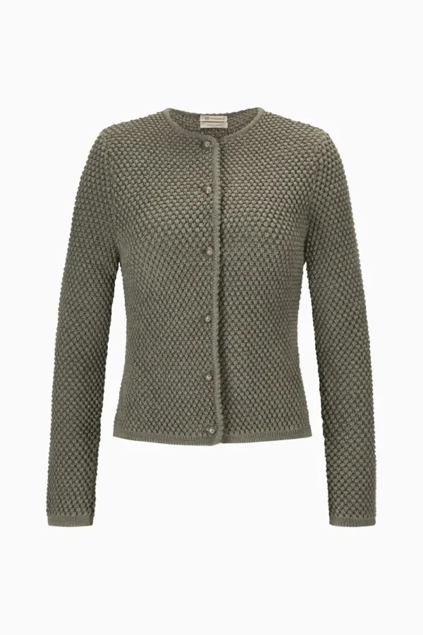 Strick^Gottseidank Damenstrickjacke Agnes thymian