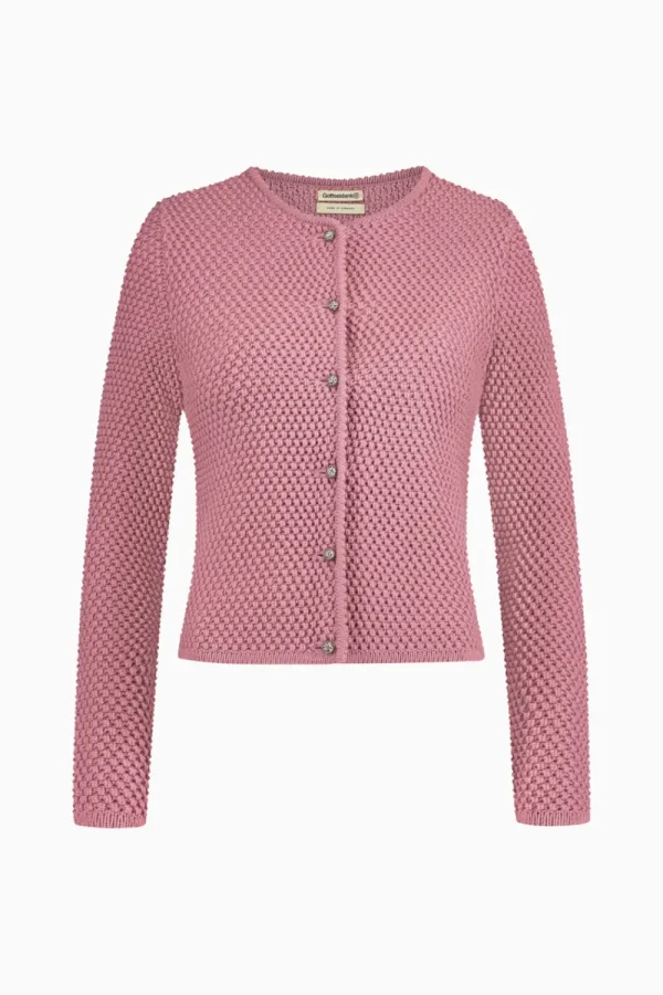 Strick^Gottseidank Damenstrickjacke Agnes nelkenrosa