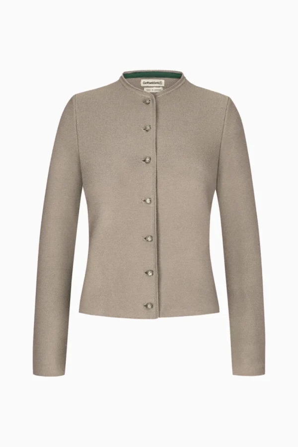 Strick^Gottseidank Damenstrickjacke Aloisia Uni rahm