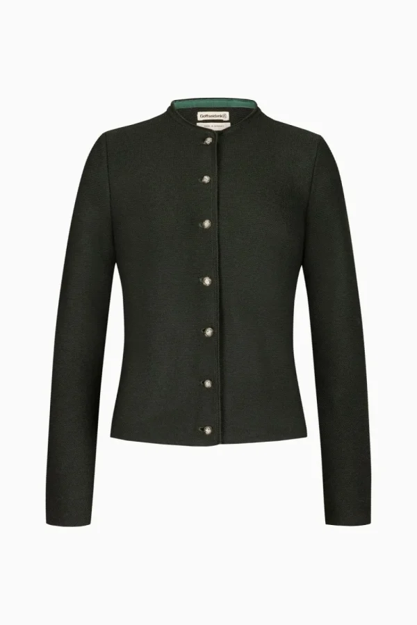 Strick^Gottseidank Damenstrickjacke Aloisia Uni rosmarin