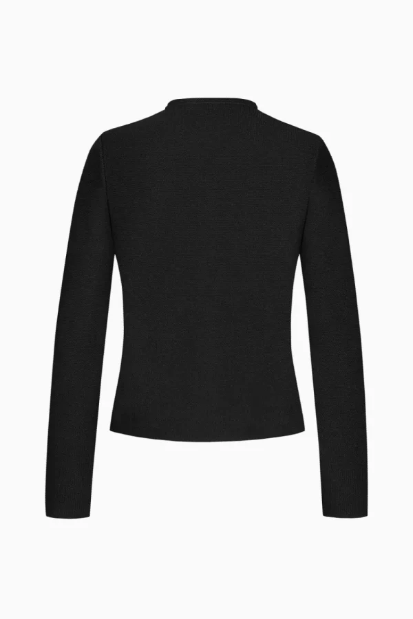 Strick^Gottseidank Damenstrickjacke Aloisia Uni Lakritz