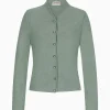 Strick^Gottseidank Damenstrickjacke Anna Uni Eukalyptus