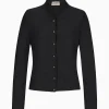Strick^Gottseidank Damenstrickjacke Anna Uni lakritz