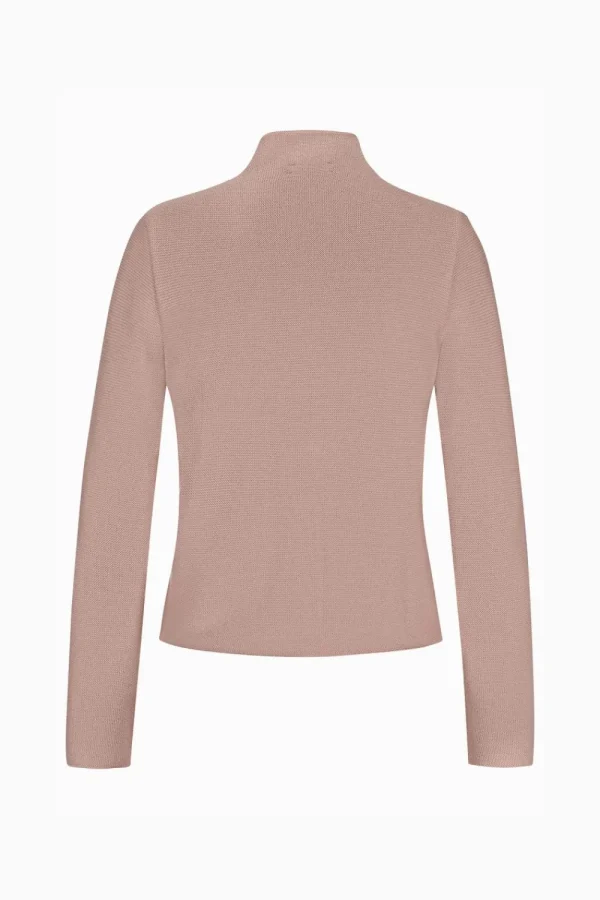 Strick^Gottseidank Damenstrickjacke Anna Uni rosenholz