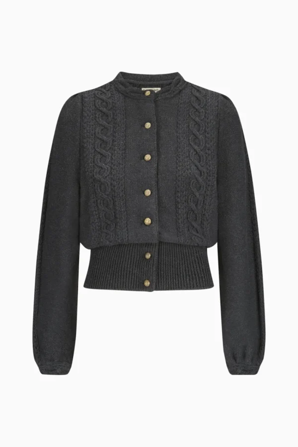 Strick^Gottseidank Damenstrickjacke Lea lakritz