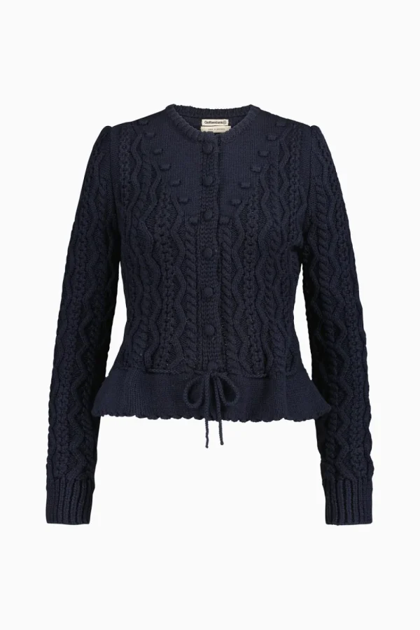 Strick^Gottseidank Damenstrickjacke Lene marine