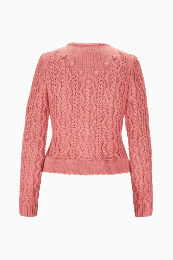 Strick^Gottseidank Damenstrickjacke Lene nelkenrosa