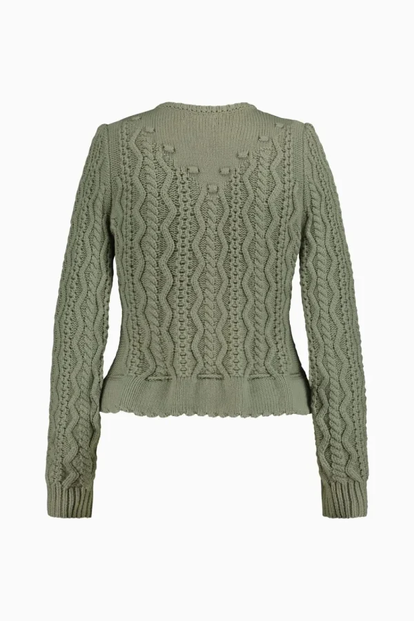 Strick^Gottseidank Damenstrickjacke Lene eukalytus