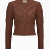 Strick^Gottseidank Damenstrickjacke Ophelia rost