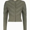 Strick^Gottseidank Damenstrickjacke Ophelia Thymian
