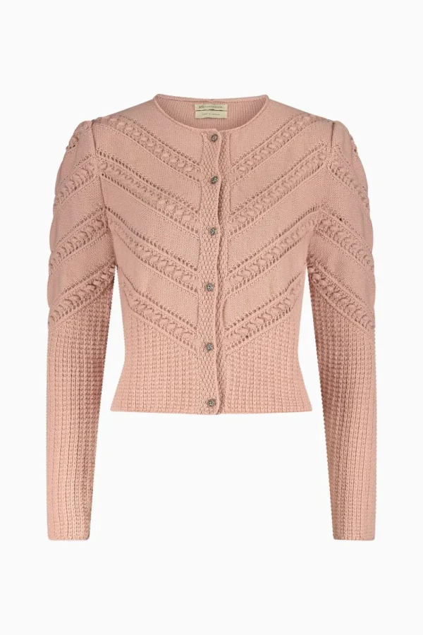 Strick^Gottseidank Damenstrickjacke Ophelia Rosenholz