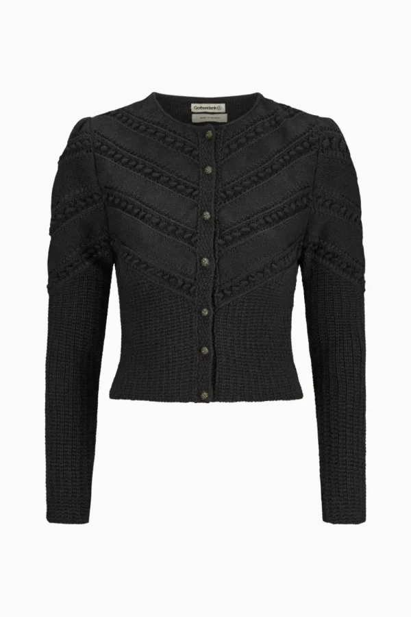 Strick^Gottseidank Damenstrickjacke Ophelia lakritz