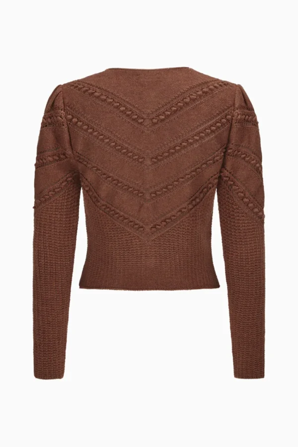 Strick^Gottseidank Damenstrickjacke Ophelia rost
