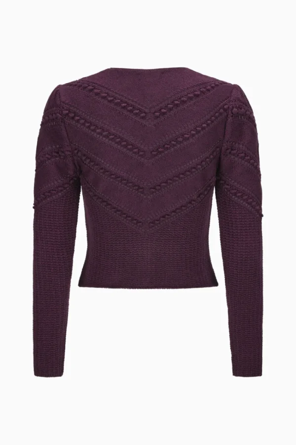Strick^Gottseidank Damenstrickjacke Ophelia beere