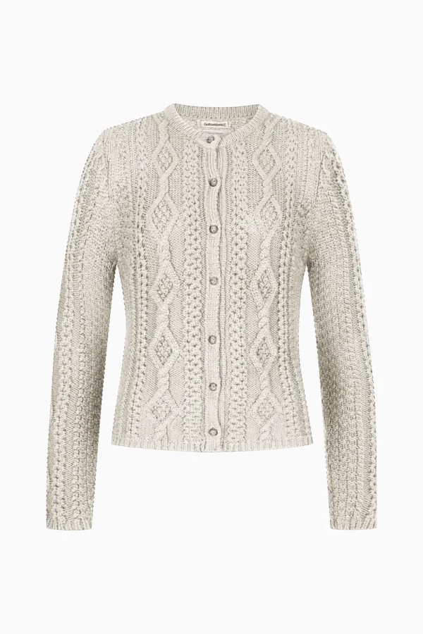 Strick^Gottseidank Damenstrickjacke Verena chamois
