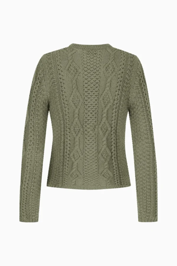 Strick^Gottseidank Damenstrickjacke Verena thymian