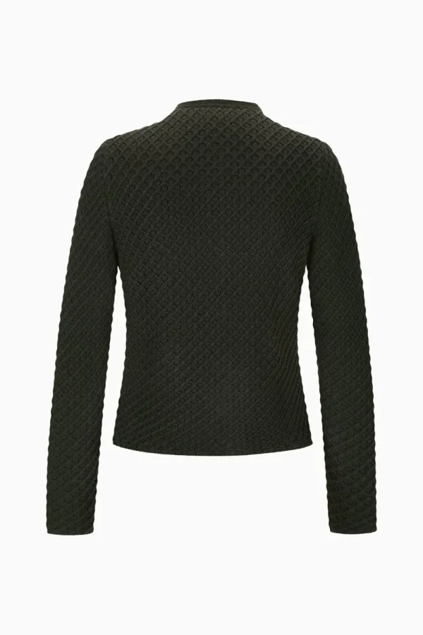 Strick^Gottseidank Damenstrickjacke Vevi Uni rosmarin
