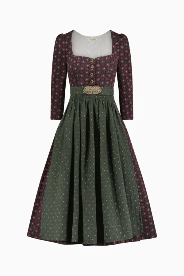 Dirndl^Gottseidank Dirndl Amrei merlotrot