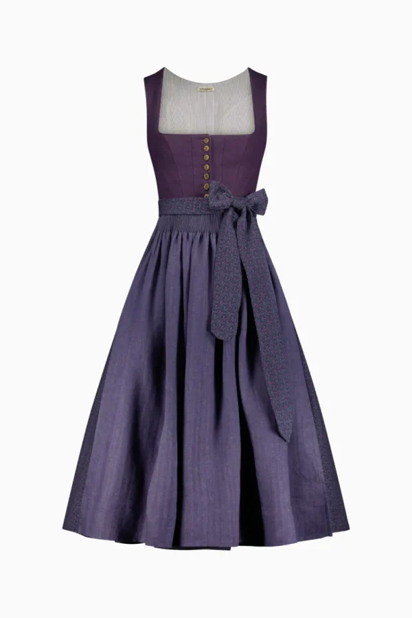 Dirndl^Gottseidank Dirndl Annabelle brombeer