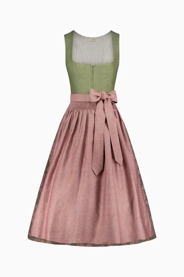 Dirndl^Gottseidank Dirndl Antonia bronzegrün