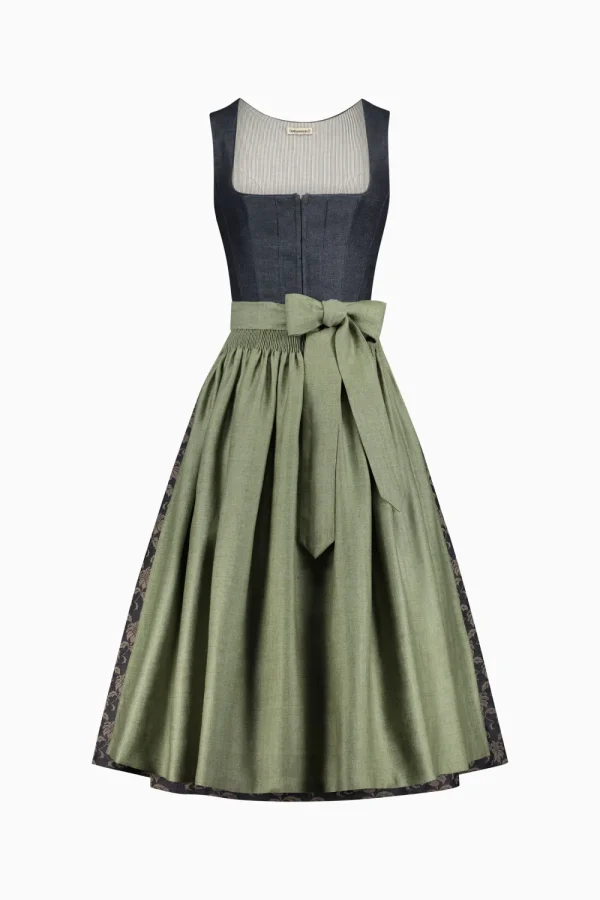 Dirndl^Gottseidank Dirndl Antonia schiefergrau