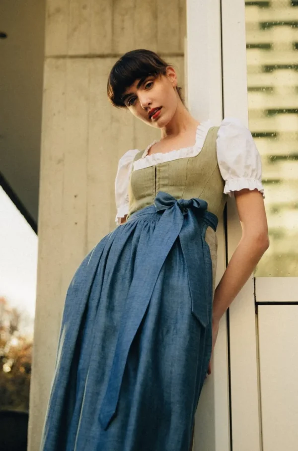 Dirndl^Gottseidank Dirndl Antonia lemongrass