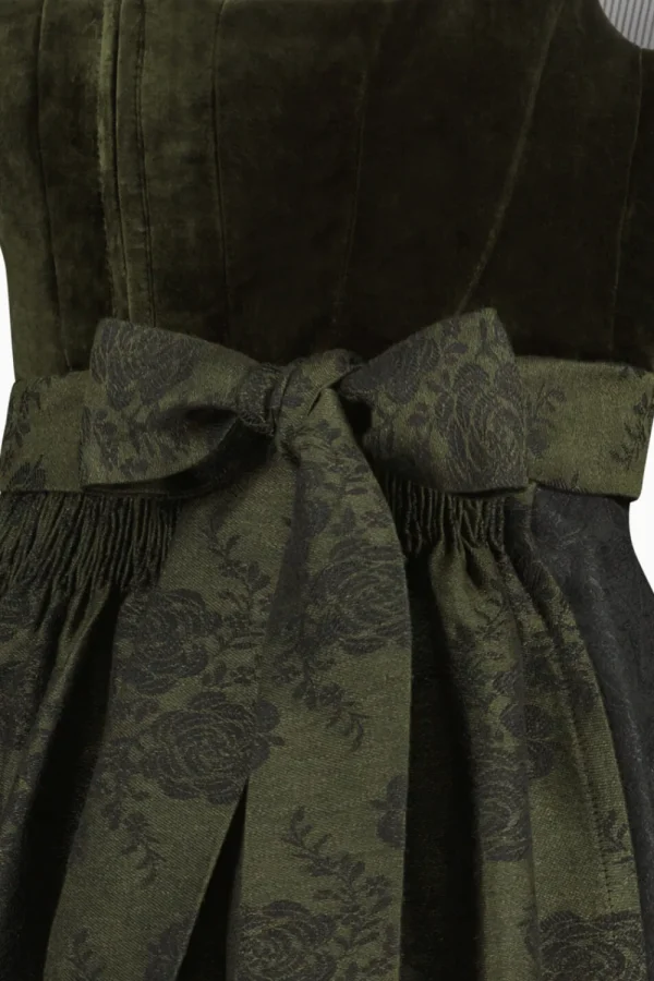 Dirndl^Gottseidank Dirndl Antonia bronzegrün
