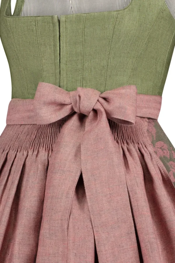 Dirndl^Gottseidank Dirndl Antonia bronzegrün