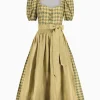 Dirndl^Gottseidank Dirndl Carolina bronzegrün