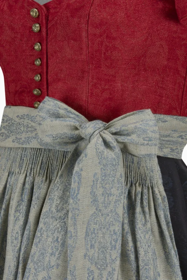 Dirndl^Gottseidank Dirndl Evi kirschrot