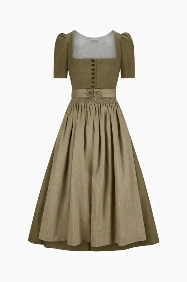 Dirndl^Gottseidank Dirndl Hanni oliv