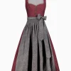 Dirndl^Gottseidank Dirndl Hedi preiselbeer