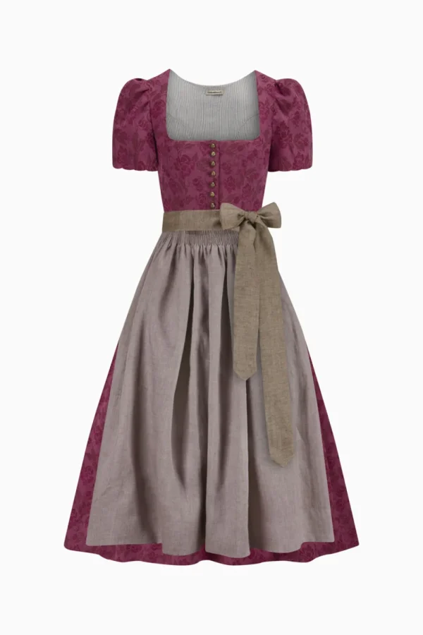 Dirndl^Gottseidank Dirndl Laura preiselbeer