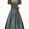 Dirndl^Gottseidank Dirndl Laura khaki
