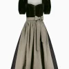 Dirndl^Gottseidank Dirndl Lina bronzegrün
