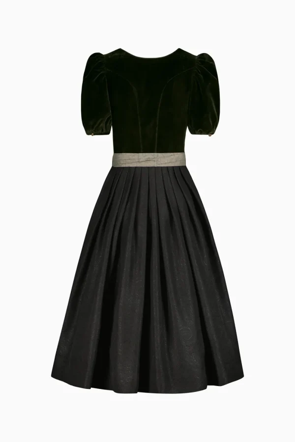 Dirndl^Gottseidank Dirndl Lina bronzegrün