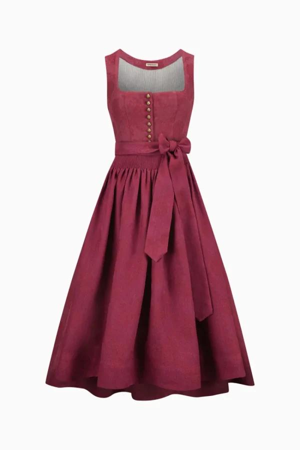 Dirndl^Gottseidank Dirndl Monika ziegelrot