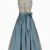 Dirndl^Gottseidank Dirndl Monika eisblau