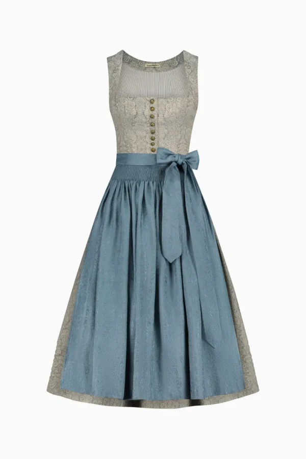 Dirndl^Gottseidank Dirndl Monika eisblau