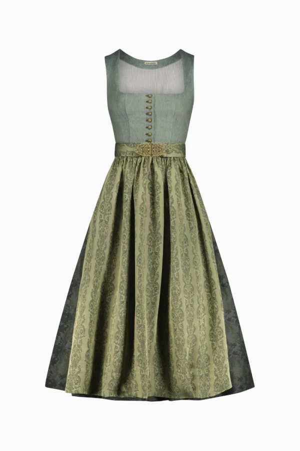 Dirndl^Gottseidank Dirndl Monika taubenblau